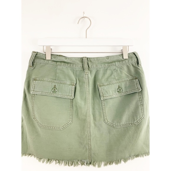 NWT American Eagle Green Cargo Skirt - Picture 3 of 7